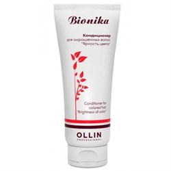 OLLIN BioNika Кондиционер для окрашенных волос 200мл - фото 30685