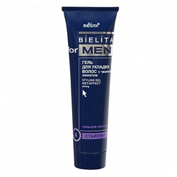 БЕЛИТА FOR MEN Гель для укладки волос с мокрым эффектом 100 мл - фото 39250