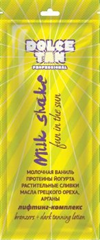 Dolce Tan Загар Крем-йогурт для устойчивого загара Milk shake 15 мл - фото 46451