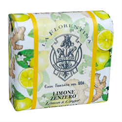 La FLORENTINA Мыло Lemon/Ginger & Лимон и Имбирь 106 г - фото 55912