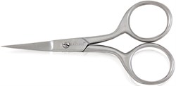 KAIZER Ножницы маникюрные, закругленные, для ногтей, матовые,  ручная алмазная заточка, 25 мм длина режущей части (1071) - фото 58291