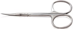 KAIZER Ножницы маникюрные, закругленные, для ногтей, серебро, ручная алмазная заточка, 25 мм длина режущей части (6007) - фото 58292