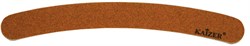 KAIZER Пилка профессиональная 2-сторонняя, на деревянной основе, бумеранг коричневая, 175 мм (5208) - фото 58301
