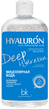 БК HIALURON DEEP HYDRAT Вода Мицеллярная 500 мл - фото 61144