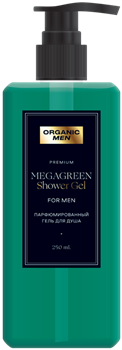 Organic Men Гель для душа MegaGreen 250 мл - фото 61217