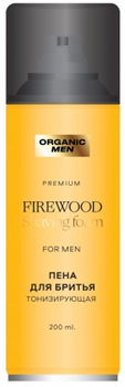 Organic Men Пена FireWood для бритья Тонизирующая 200 мл - фото 61435