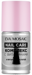 EVA Ср-во Комплекс с витаминами B5, E, C и янтарной кислотой для ногтей, 11 мл - фото 62389