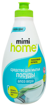Mimi HOME Средство для мытья посуды АЛОЭ ВЕРА 370 мл - фото 63014