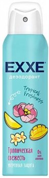 EXXE Дезодорант спрей TROPICAL Тропическая свежесть 150 мл - фото 63740