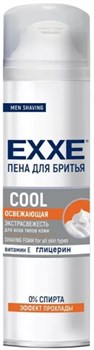 EXXE MEN Пена для бритья COOL Освежающая 200 мл - фото 64962