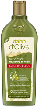 DALAN D'OLIVE Шампунь COLOR PROTECTION Защита цвета 400 мл - фото 65004