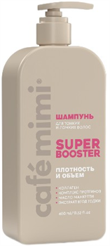 Le Cafe Mimi Colors Шампунь "SUPER BOOSTER" Плотность и Объем  400 мл 4650017010613 - фото 65922