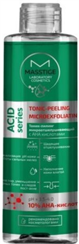 MASSTIGE ACID SERIES Тоник-пилинг Микроотшелушивающий  200мл 4810371000969 - фото 66563