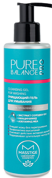 MASSTIGE PURE BALANCE PRO Гель Очищаюший для умывания 200мл 4810371001171 - фото 66591