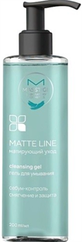 MASSTIGE MATTE LINE Гель для умывания 200мл. 4810371000570 - фото 66612