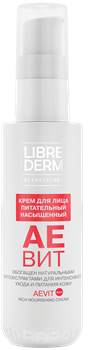 LIBREDERM AEVIT Крем для лица ДНЕВНОЙ Питательный 50 мл 4620002182960 - фото 66756