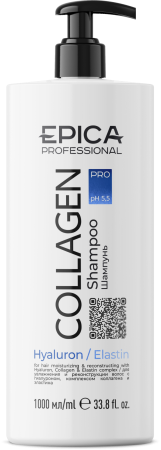 EPICA Шампунь Collagen PRO увлажнение и реконструкция волос 1000 мл 4630061623618 - фото 67553