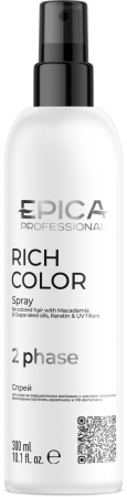 EPICA Спрей Rich Color двухфазный для окрашенных волос 300 мл 4640028999427 - фото 67564