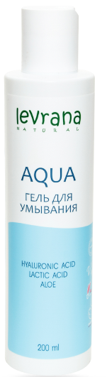LEVRANA Гель для умывания AQUA 200 мл 4673727804334 - фото 68092