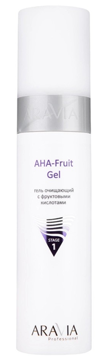 ARAVIA PROF Гель для лица Очищающий AHA Fruit 250 мл 4670008493225 - фото 68416