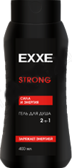 EXXE MEN Гель для душа STRONG 2в1 Сила и Энергия 400 мл 4620739986268 - фото 68739