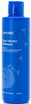 Concept Salon Total Repair ШАМПУНЬ NUTRI KERATIN восстанавливающий 300 мл 4640130790875 - фото 68951