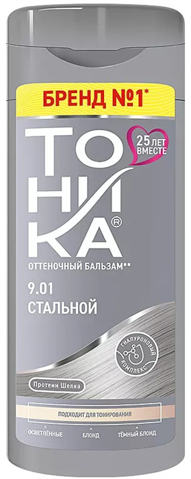 ТОНИКА Бальзам оттеночный для светлых 9.01 стальной 4650092451066