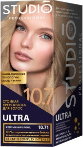 HOLOGRAPHY Краска 3D для волос 10.71 Жемчужный блонд 4650092450366 - фото 69223