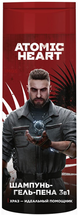 ATOMIC HEART Шампунь-Гель-Пена 3в1 УВЛАЖНЯЮЩИЙ 400 мл 4640130798048