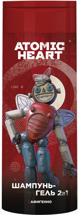 ATOMIC HEART Шампунь-Гель 2в1 ТОНИЗИРУЮЩИЙ 400 мл 4640130798109