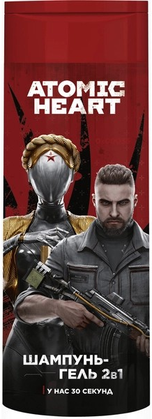 ATOMIC HEART Шампунь-Гель 2в1 ОСВЕЖАЮЩИЙ 400 мл 4640130798055