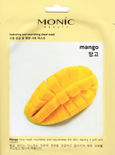 MONIC BEAUTY Skin Code Тканевая маска для лица Манго 5061010291746
