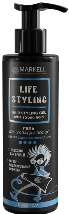 MARKELL Professional Гель д/укладки волос УльтраСИЛЬНОЙ ФИКСАЦИИ 195 мл 4810304020569 - фото 69412