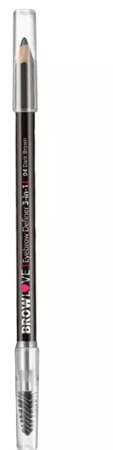 MONIC BEAUTY Карандаш для бровей BROW LOVE тон 04 Dark Brown 5061010282164