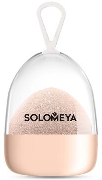 SOLOMEYA Спонж для макияжа со срезом мягкий ПЕРСИК 5060504727143 - фото 69503