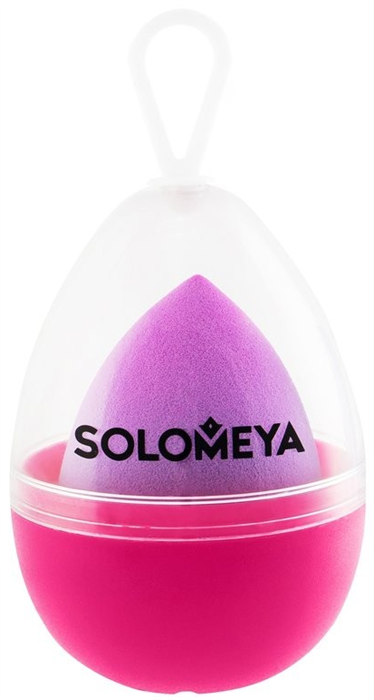SOLOMEYA Спонж для макияжа Капля XL PURPLE фиолот. 5060504728164 - фото 69582