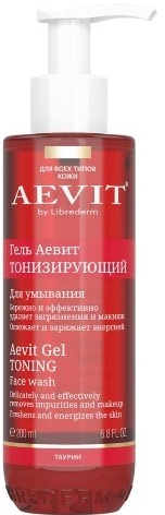 LIBREDERM AEVIT Гель для умывания ТОНИЗИРУЮЩИЙ 200 мл 4620002189754