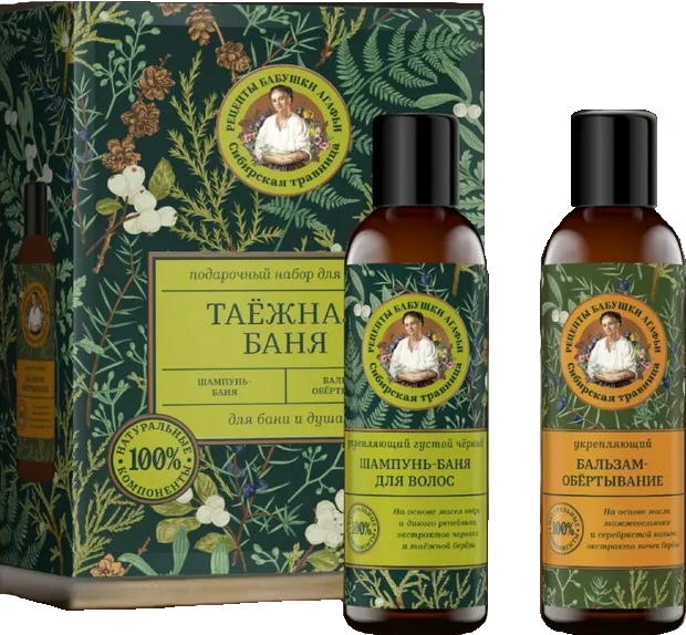 РБА Набор для волос ТАЁЖНАЯ БАНЯ 4610117506829