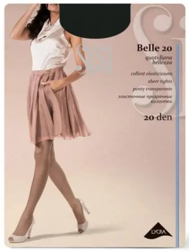 Колготки Sisi Belle 20 Nero 4 8008583130963