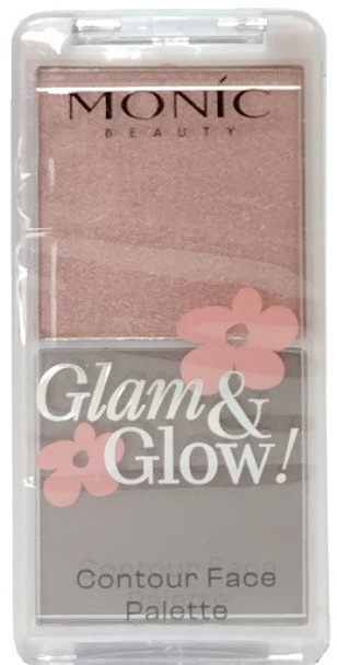 MONIC BEAUTY Контуринг Glam&Glow! Contour Face Palette 04 5061010293085
