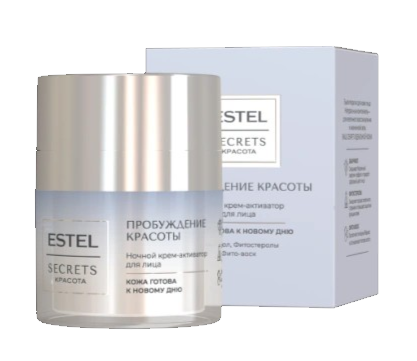 ESTEL SECRETS Крем для лица Ночной ПРОБУЖДЕНИЕ КРАСОТЫ 50 мл 4606453092324
