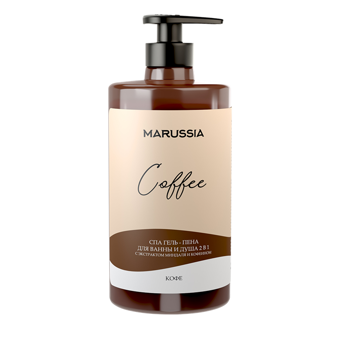 МARUSSIA Гель-Пена для душа КОФЕ 460 мл 4610116240298