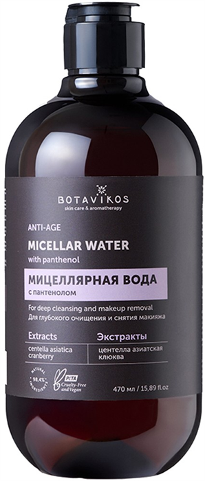 BOTAVIKOS Вода Мицеллярная ANTI-AGE с пантенолом 470 мл 4610091057454