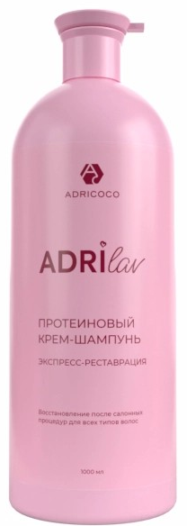 ADRILAV Шампунь-Крем ПРОТЕИНОВЫЙ реставрация 1000 мл 4630530576322