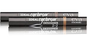 EVA Тени для глаз и бровей ГЕЛЕВЫЕ Eyebrow Designer 2в1 (темно-коричневый) фломастером EVA Тени для глаз и бровей ГЕЛЕВЫЕ Eyebrow Designer 2в1 (темно-коричневый) фломастером