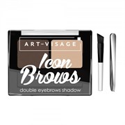 ART-VISAGE Тени для бровей двойные ICON BROWS 423 тон ART-VISAGE Тени для бровей двойные ICON BROWS 423 тон