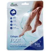 EKEL Носочки для педикюра COLLAGEN с коллагеном 2*20 гр EKEL Носочки для педикюра COLLAGEN с коллагеном 2*20 гр