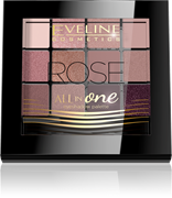 Eveline Тени для век Professional Palette №02 ROSE (12шт)