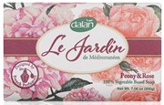 DALAN LE JARDIN Мыло парф. PEONY&ROSE Пион и Роза 200 гр