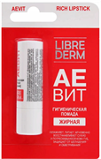 LIBREDERM AEVIT Помада Гигиеническая ЖИРНАЯ 4 гр 4620002182885